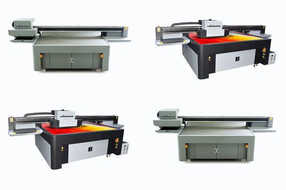 W CMYKLCLM Lekkie atramenty olejne Kolor Wielkoformatowy drukarka UV 4130 X 2000 X 1300mm Wymiar sprzętu do druku