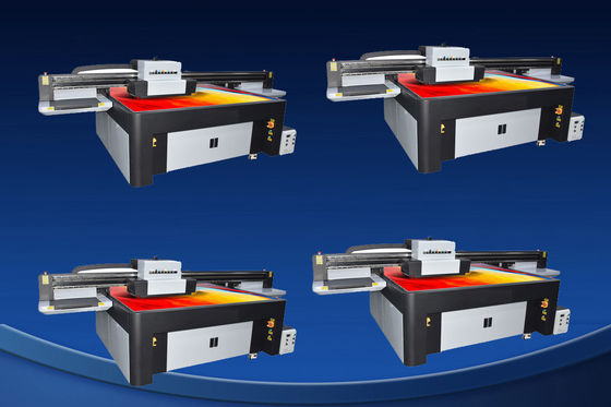 Kolor atramentu W CMYKLCLM Drukarka wielkoformatowa olejowa 4130 X 2000 X 1300 mm Piezo elektryczna głowica drukarka Dx7