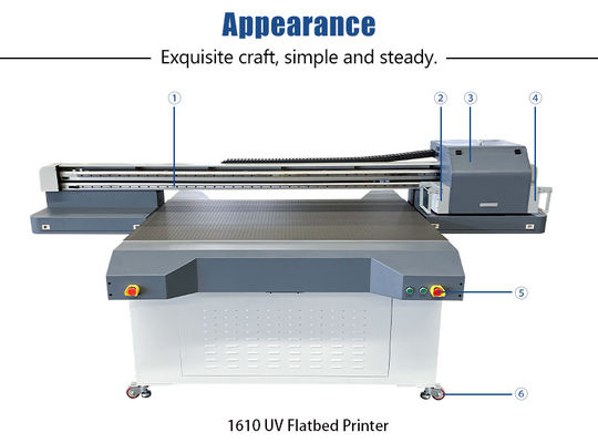 Drukarka płaskobudowa LED UV 1200x2500mm z 50-100mm Max Printing USB 3.0 Interface