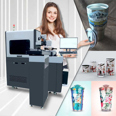 Dostosowalna długość druku 10-270 mm Cylinder UV Printer do obiektów cylindrycznych Do średnicy 300 mm i długości 600 mm