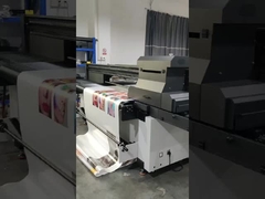2.5M Roll To Roll Flatbed Printer z UV Ink And LED UV Curing System